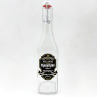   Csatos Üveg - Szögletes - 500ml - Kellemes Nyugdíjas Éveket - Ajándék Nyugdíjasnak - Nyugdíjas Búcsúztatóra