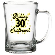   Söröskorsó - 500 ml - Boldog 30. Szülinapot - Ajándék 30. Szülinapra