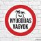 Kresz tábla - Nyugdíjas vagyok - 40 cm