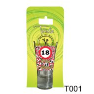 Tüske - Pálinkás pohár – Boldog 18. Szülinapot