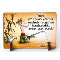 Fatábla Tartóval - Végre Nyugdíjas Vagyok