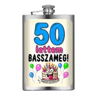  Vicces Flaska - Laposüveg - 50 lettem BASSZAMEG! - Ajándék 50. Szülinapra