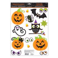 Halloween ablakdekoráció Amscan Family, 15 db-os ív