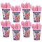 Parti Pohár - Mancs Őrjárat - Paw Patrol Pink - 266 ml, 8 db-os