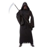 Fekete Fantom Jelmez Halloween-ra, XXL-es
