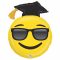 Fólia Lufi - Napszemüveges ballagó kalapos Smiley - Ballagás - 75cm