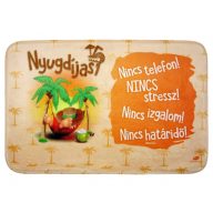   Lábtörlő - fürdőszobaszőnyeg Nyugdíjas Nincs telefon! 60x40cm