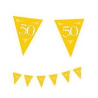 Arany Szülinapi Zászlófüzér 50. Szülinapra