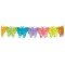 Papír Füzér - Színes Pillangós - 6 Méter