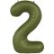 Fólia Lufi - Matt Zöld - Olive Green - 2 - 86 cm