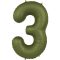 Fólia Lufi - Matt Zöld - Olive Green - 3 - 86 cm