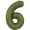 Fólia Lufi - Matt Zöld - Olive Green - 6 - 86 cm