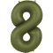Fólia Lufi - Matt Zöld - Olive Green - 8 - 86 cm
