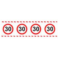   Számos Sebességkorlátozó Szülinapi Parti Szalag 30.- 15 m
