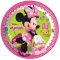 Tányér - Minnie Egér Parti - 23 cm, 8 db-os