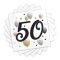 Elegáns Szülinapi Szalvéta - Számos - 50.