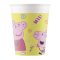 Peppa Pig Papír Parti Pohár - 8 db-os