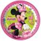 Tányér - Minnie Egér Parti - 23 cm, 8 db-os
