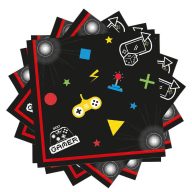   Szalvéta - Videójáték - Gaming Party - 33 cm x 33 cm, 20 db-os