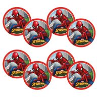   Pókember - Spiderman Crime Fighter Papír Parti Tányér - 23 cm, 8 db-os