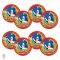 Parti Tányér - Sonic Sega - Sündisznó Papír - 19,5 cm, 8 db-os