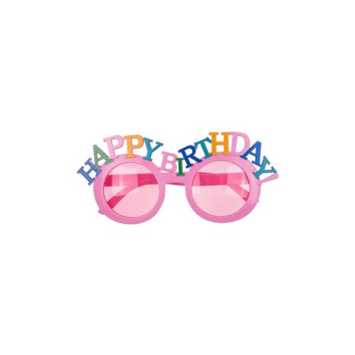 Születésnapi Party Szemüveg Happy Birthday Felirattal - 8 Féle Mintával
