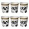 Elegáns Parti Pohár - 80-as Számos Szülinapi Léggömbös - 250 ml, 6 db