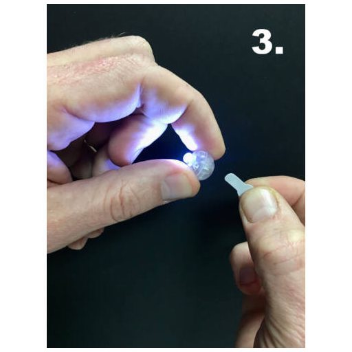 Fehér LED Golyók (25 db/csomag)