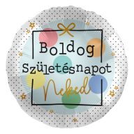 Fólia Lufi - Boldog Születésnapot Neked - 43 cm