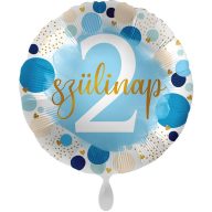 2. Szülinap Mintás Fólia Lufi Fiúknak