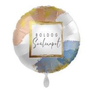   Fólia Lufi - Boldog Szülinapot Golden Birthday Frame - 43 cm