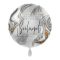 Fólia Lufi - Boldog Szülinapot Modern Silver Birthday - 43 cm