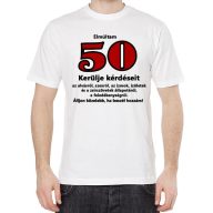 Póló - 50. Születésnapra - L