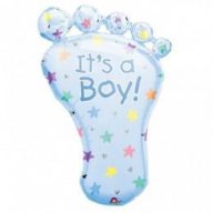  Fólia Lufi - Babaszületés - It's a Boy Foot - (Láb) - 82cm