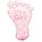 Fólia Lufi - Babaszületés - It's a Girl Foot - (Láb) - 82cm