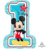 Fólia Lufi - Első Szülinapi Mickey - 1-es forma - 71cm