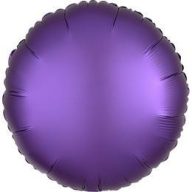 Fólia Lufi - Egyszínű Kerek - Chrome Lila - 43cm