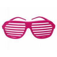 Parti Szemüveg - Magenta Rácsos
