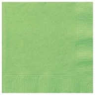 Egyszínű Szalvéta - Lime Zöld  - 33 cm x 33 cm, 20 db-os
