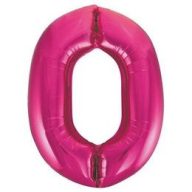 Fólia Lufi - Szám Alakú Magenta Rózsaszín - 0 - 86cm