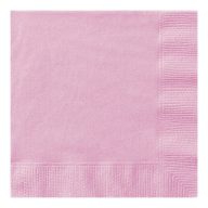   Egyszínű szalvéta - Rózsaszín - Lovely Pink 33 cm x 33 cm, 20 db-os