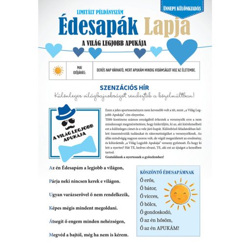 Ajándék Újság - Édesapák Lapja