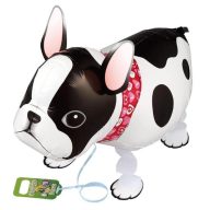 Sétáló Francia Bulldog Kutya Lufi