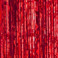 Piros Ajtódekoráció - 100 cm x 200 cm