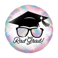 Ballagásra - Colorful Rad Grad Fólia Lufi, 46 cm