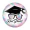 Ballagásra - Colorful Rad Grad Fólia Lufi, 46 cm