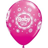   Gumi Lufi - Csomag -  Babaszületés - Baby Girl - Rózsaszín - 28cm