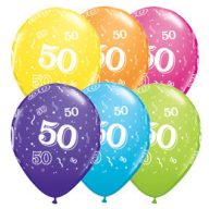 Gumi Lufi - Szülinapi Számos - 50 - 6db/csomag 28cm