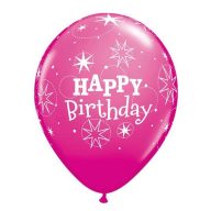   Gumi Lufi - Csomag - Vadmálna csillagos Happy Birtday - 6db/csomag