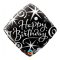 Fólia lufi - Birthday Elegant Szülinapi - 46cm